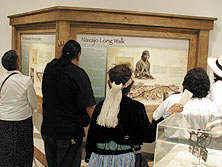 The exhibits tell of life at Bosque Redondo for the native people and the military, and conclude with an overview of the Navajo Nation and the Mescalero Apache Tribe today.